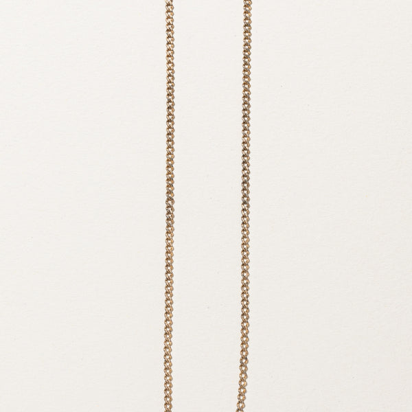 Gold Curb Link Chain | 24