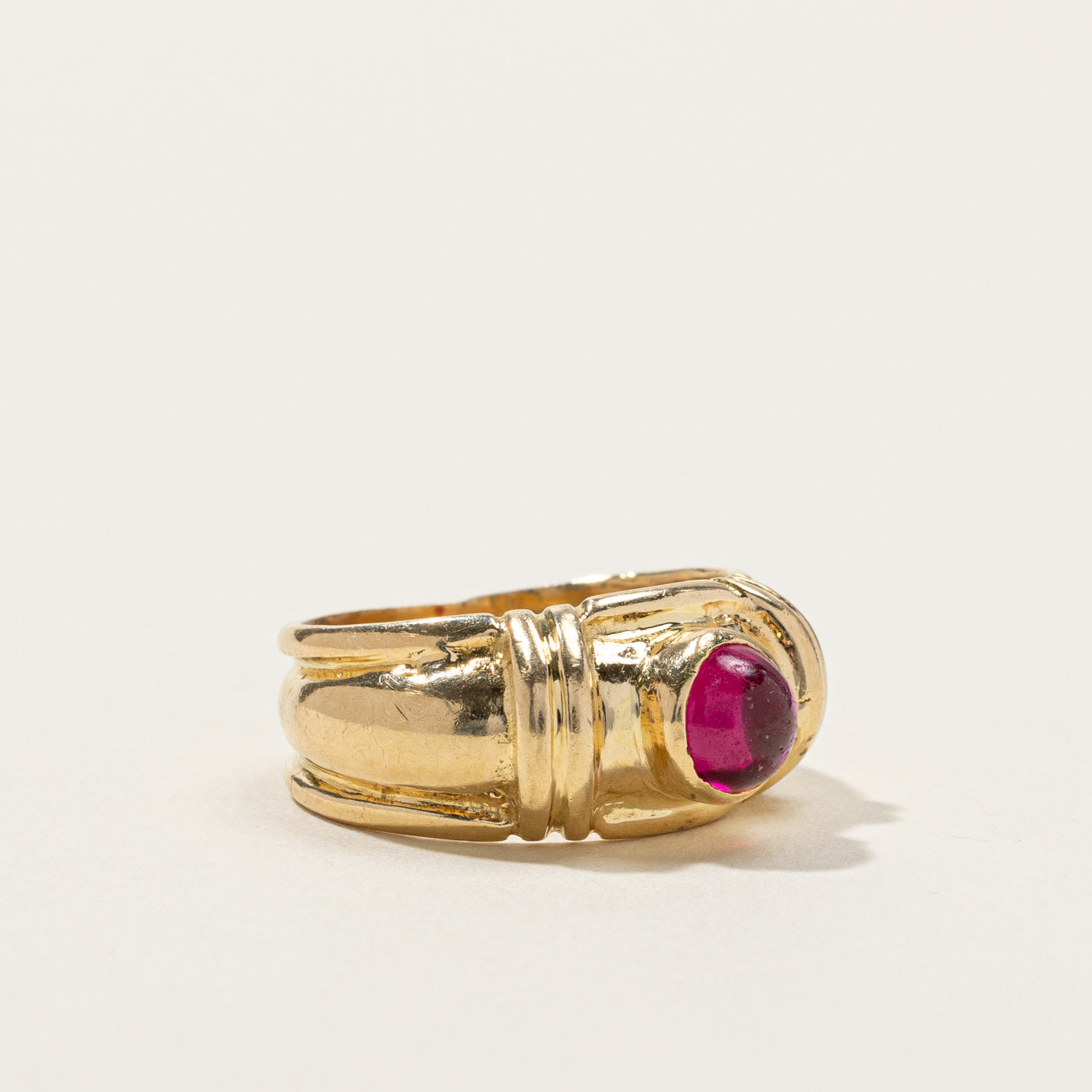 Bezel Set Ruby Ring | 1.00ct | SZ 5 |