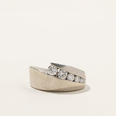 Tension Set Diamond Ring | 0.47ctw | SZ 5.5 |