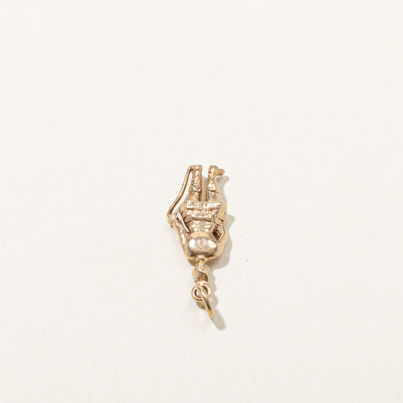 Gold Scotsman Charm