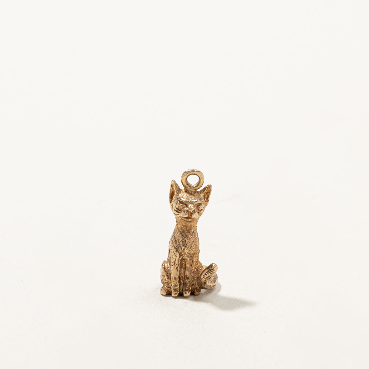 Gold Cat Charm