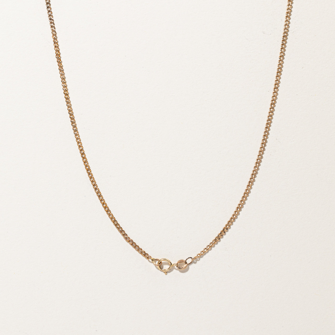 Gold Curb Link Chain | 24