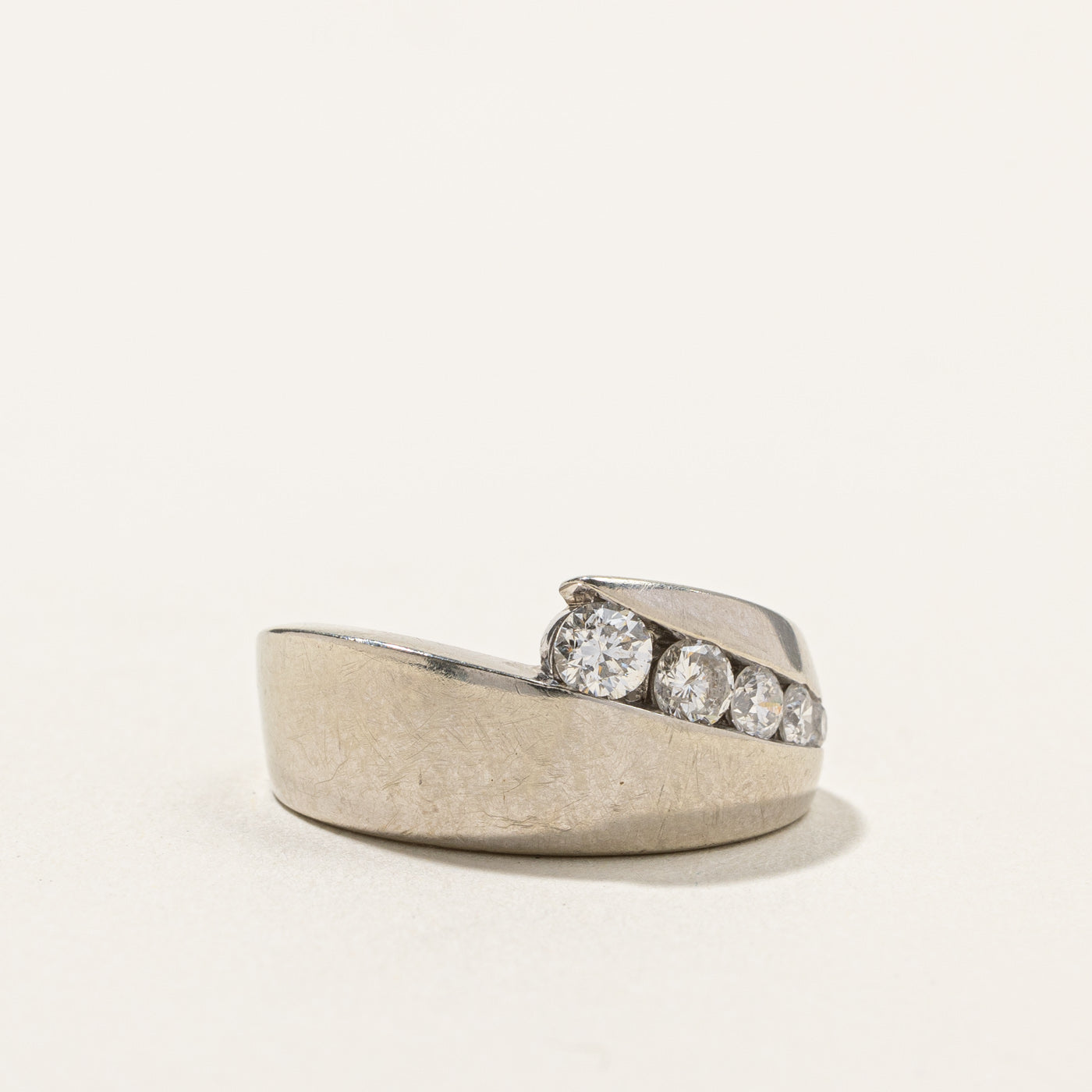 Tension Set Diamond Ring | 0.47ctw | SZ 5.5 |