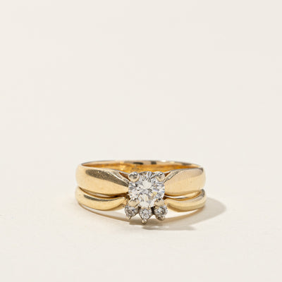 Diamond Engagement Ring Set | 0.59ctw | SZ 6.75 |