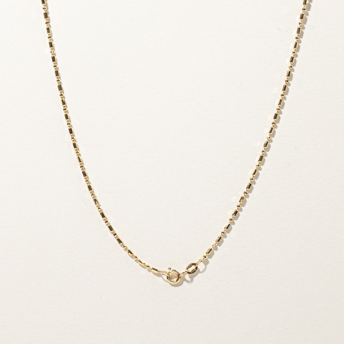 Beaded Gold Chain | 18"|