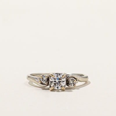 Three Stone Diamond Engagement Ring | 0.50ctw | SZ 7.25 |