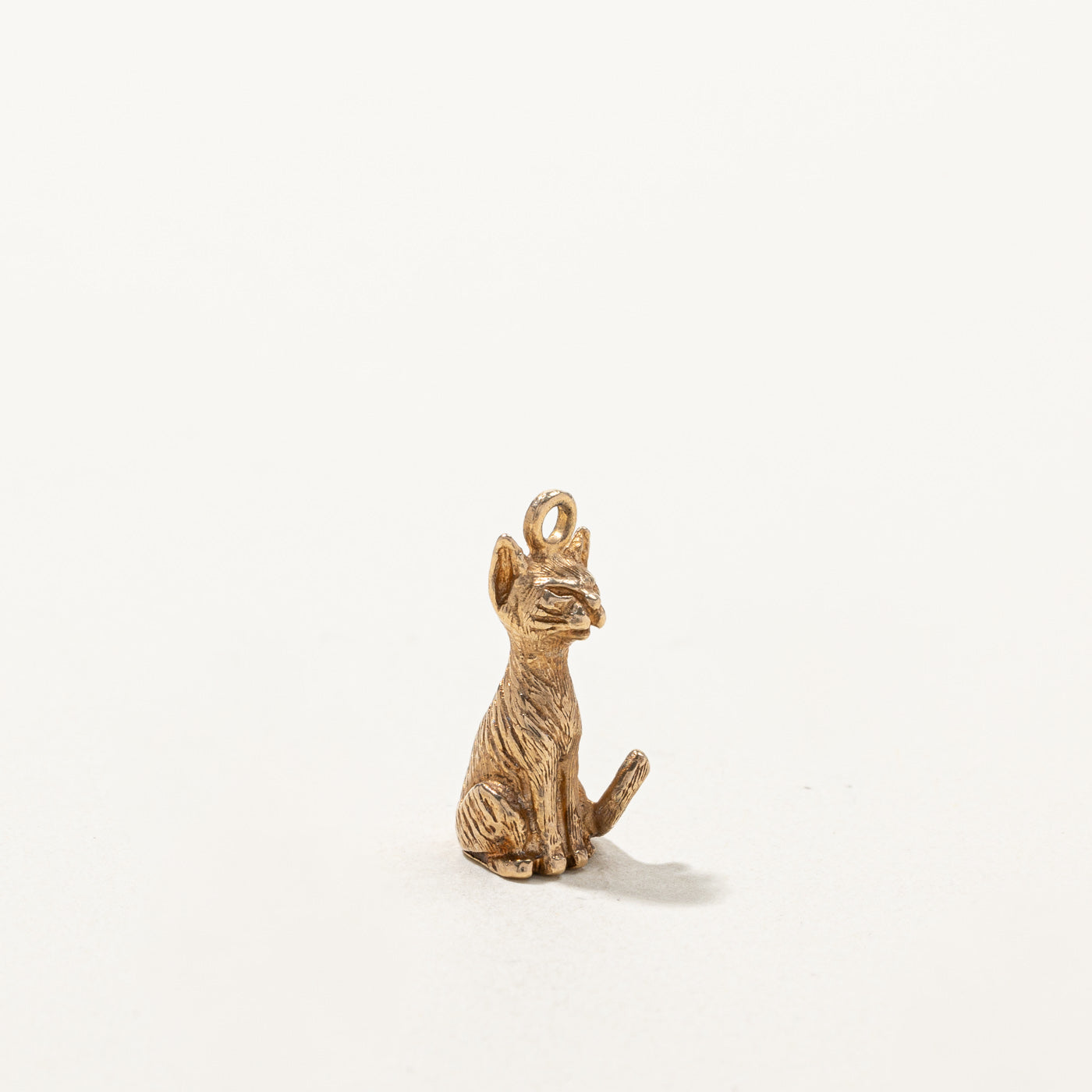 Gold Cat Charm