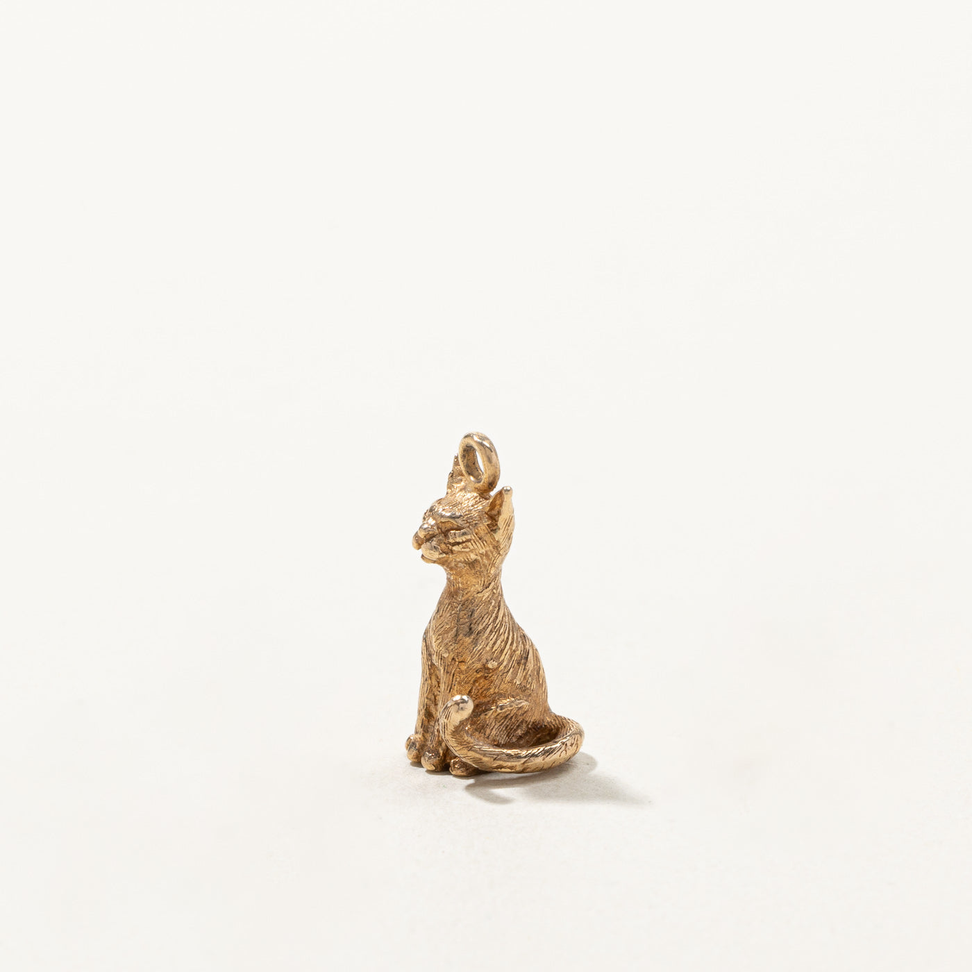 Gold Cat Charm