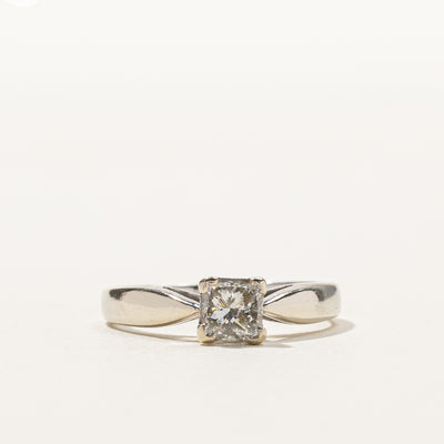 Solitaire Princess Diamond Ring | 0.52ct | SZ 6 |