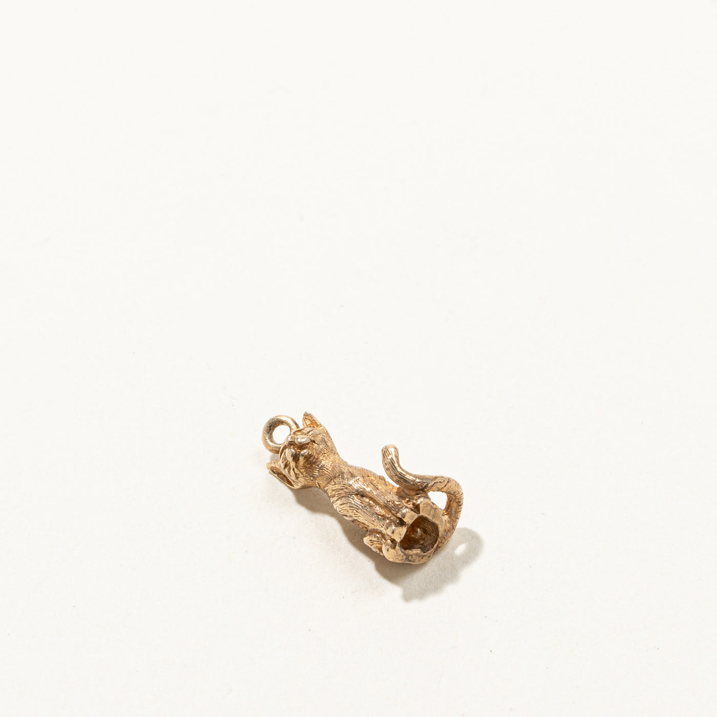 Gold Cat Charm