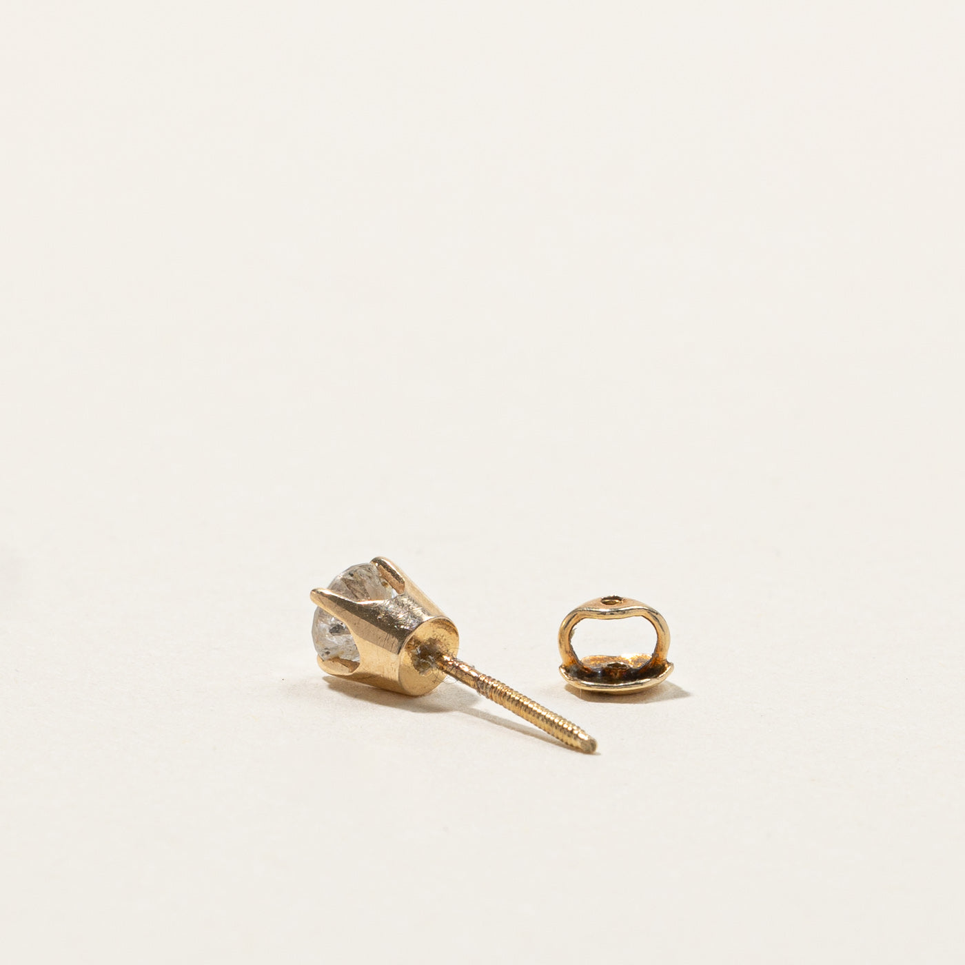 Boucles d'oreilles puces en diamant | 0,54 ct | 