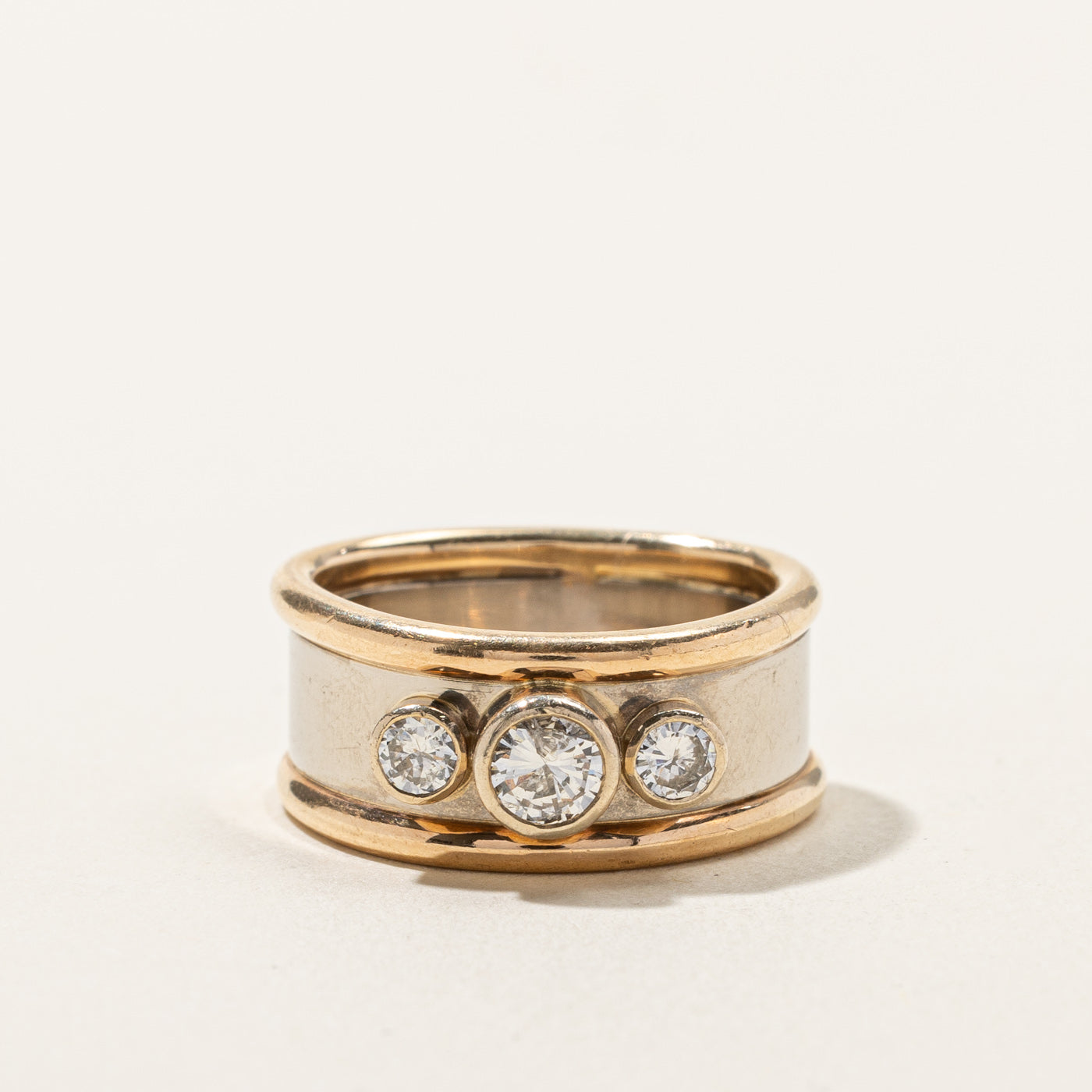 Three Stone Diamond Ring | 0.68ctw | SZ 5.25 |