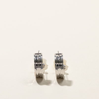 Flush Set Diamond Huggie Earrings | 0.10ctw |