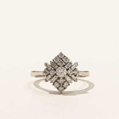 Cluster Set Diamond Ring | 0.66ctw | SZ 6.25 |