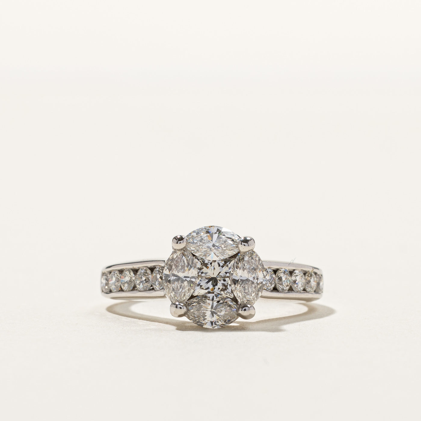 Cluster Set Diamond Ring | 1.37ctw | SZ 6.25 |