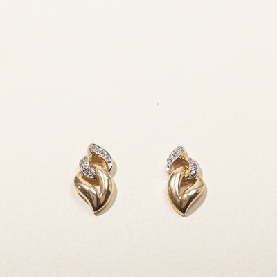 Diamond Interlocking Earrings | 0.03ctw |