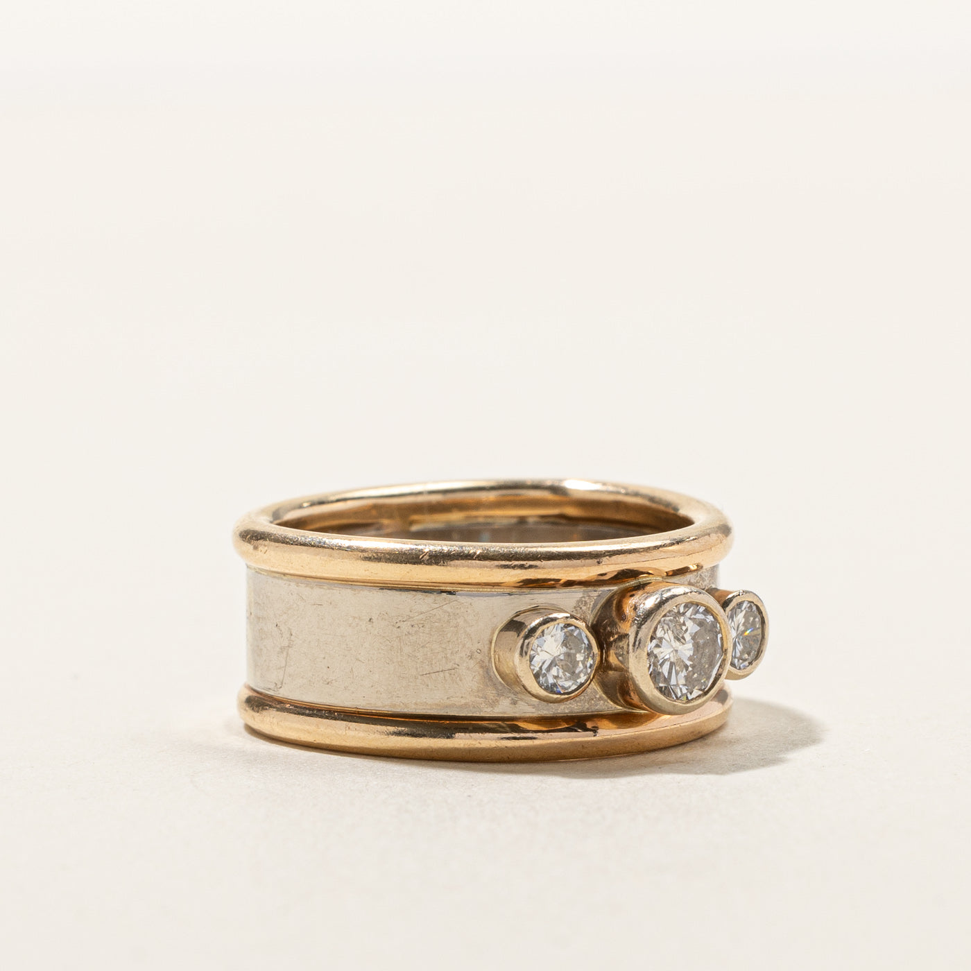 Three Stone Diamond Ring | 0.68ctw | SZ 5.25 |