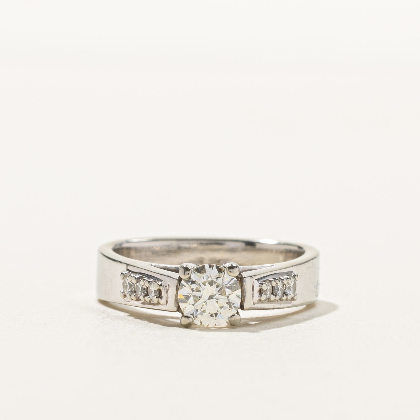 High Set Diamond Engagement Ring | 0.67ctw | SZ 4.75 |