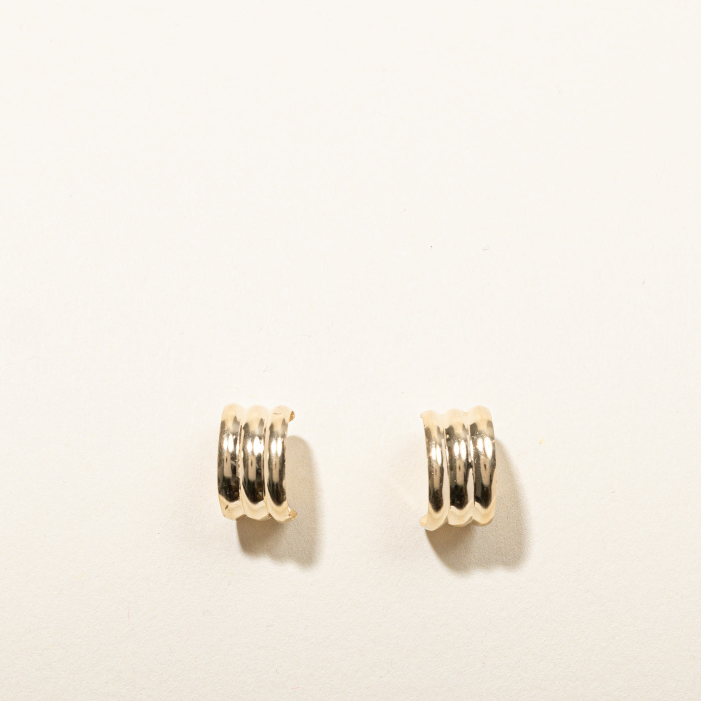 Gold Huggie Earrings