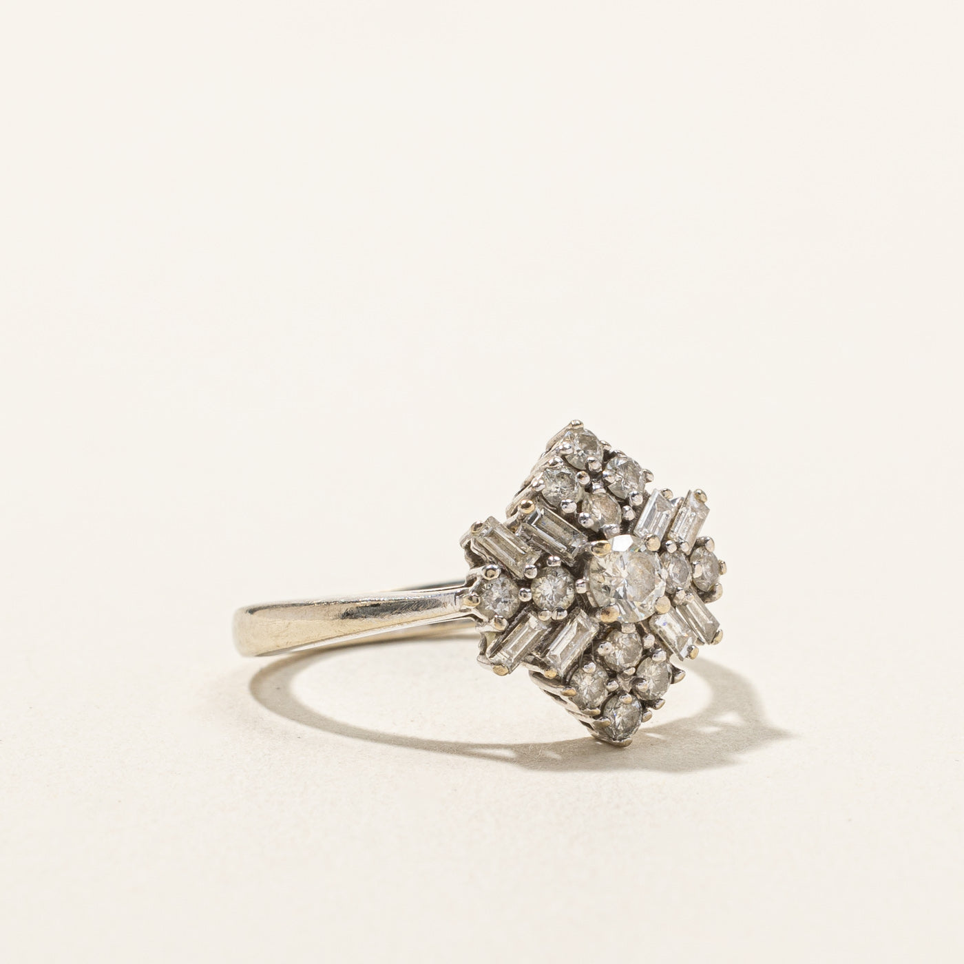 Cluster Set Diamond Ring | 0.66ctw | SZ 6.25 |