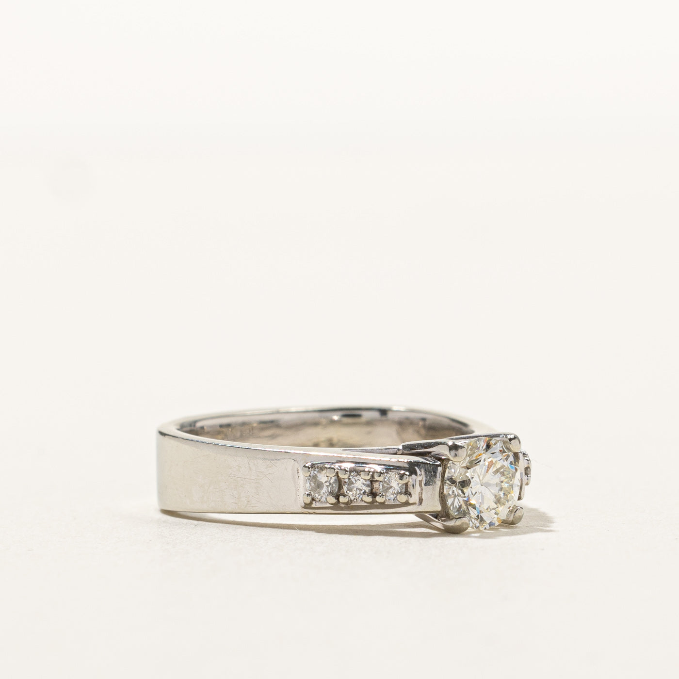 High Set Diamond Engagement Ring | 0.67ctw | SZ 4.75 |
