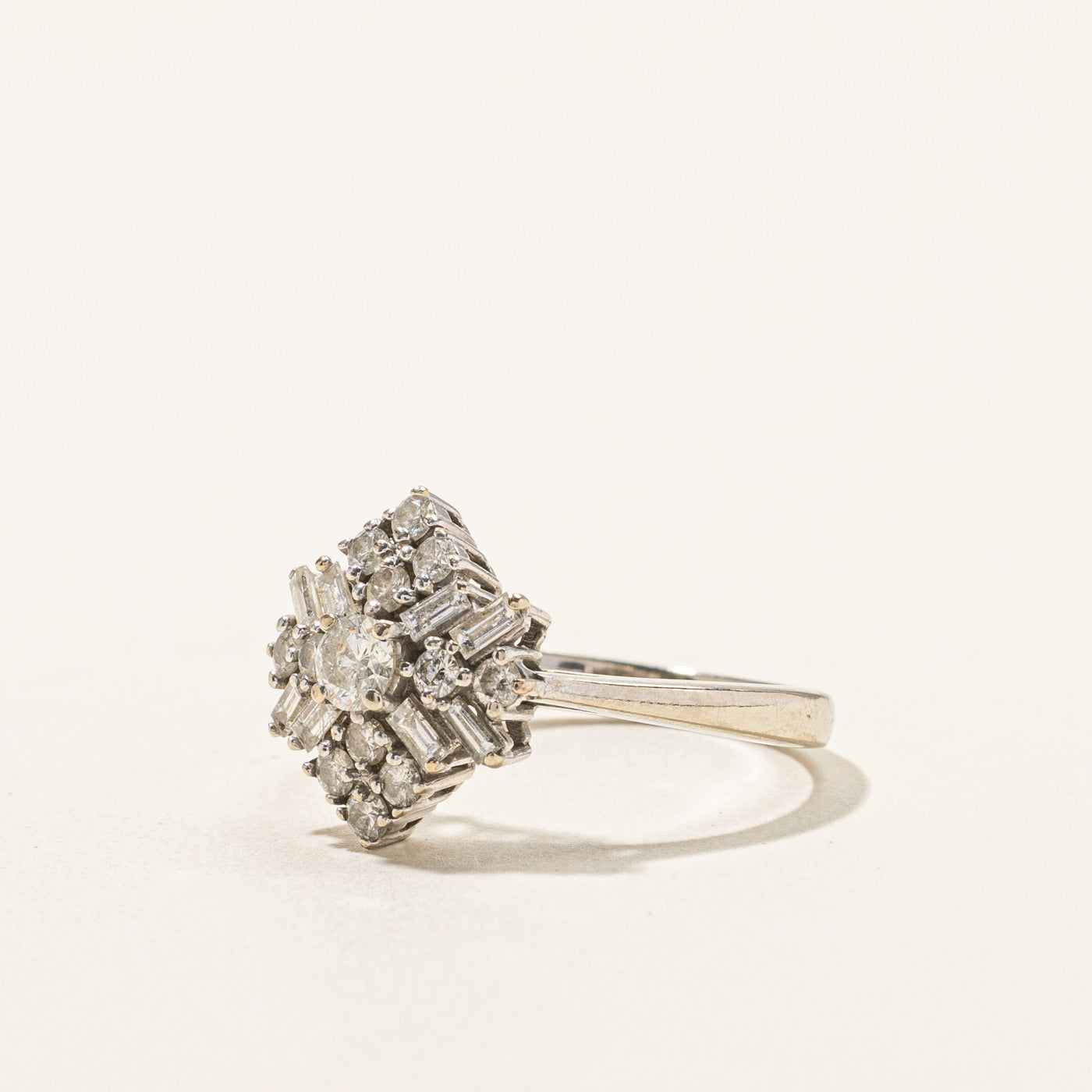 Cluster Set Diamond Ring | 0.66ctw | SZ 6.25 |