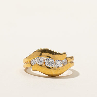 Channel Set Diamond Ring | 0.75ctw | SZ 7 |