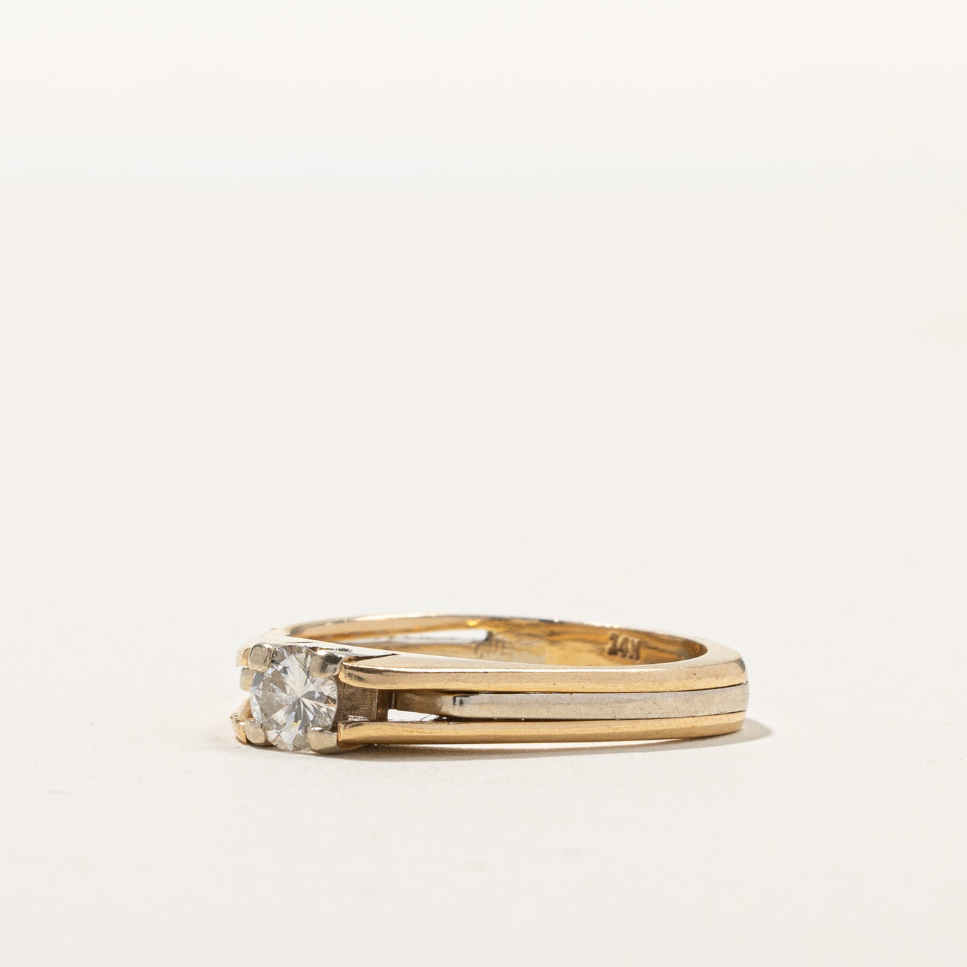 Solitaire Diamond Ring | 0.34ct | SZ 7.75 |