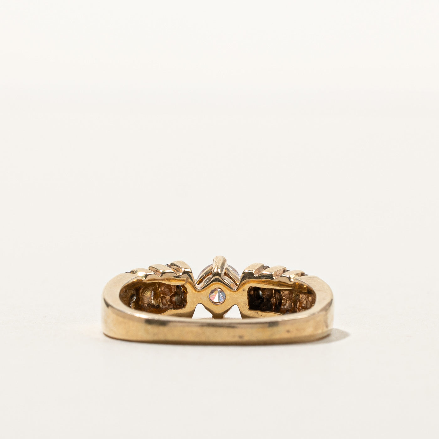 Solitaire with Accents Diamond Ring | 0.38ctw | SZ 4.75 |