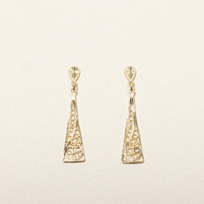 Textured Dangle Earrings