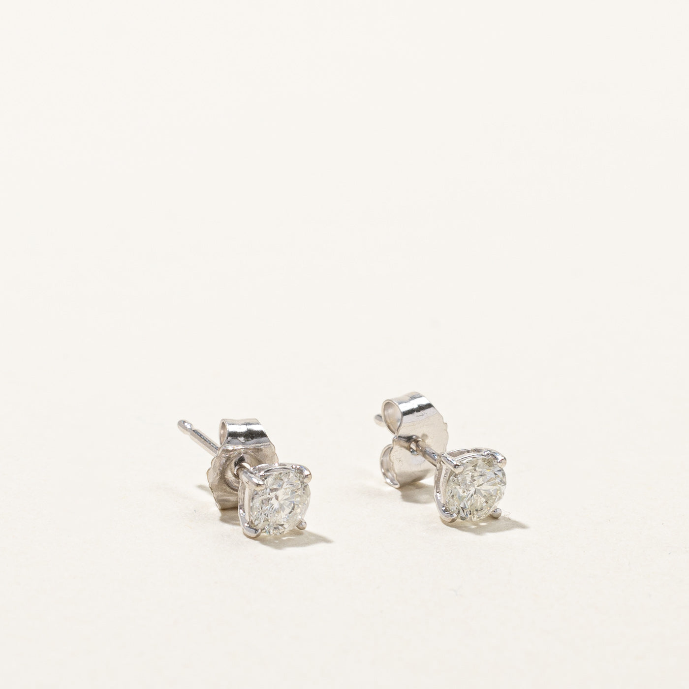 White Gold Diamond Studs | 0.44ctw |