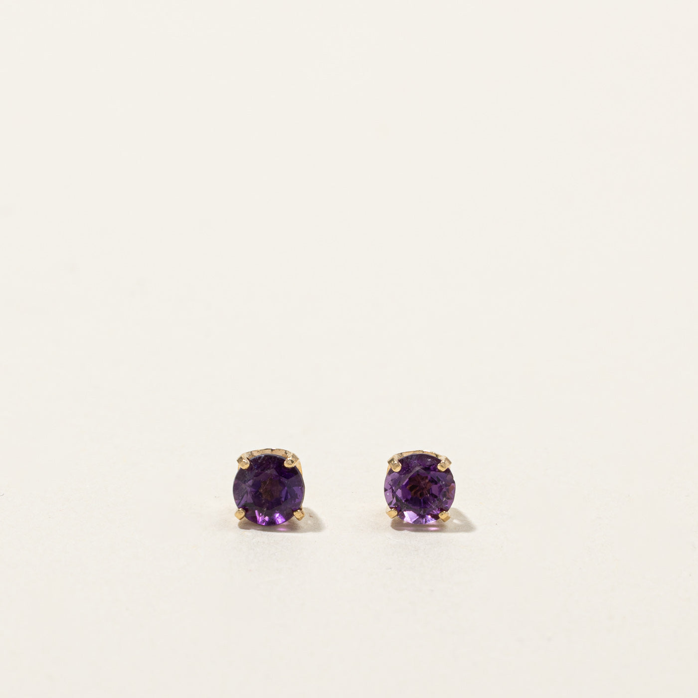 Amethyst Stud Earrings | 0.80ctw |