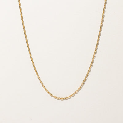 Gold Anchor Chain | 24