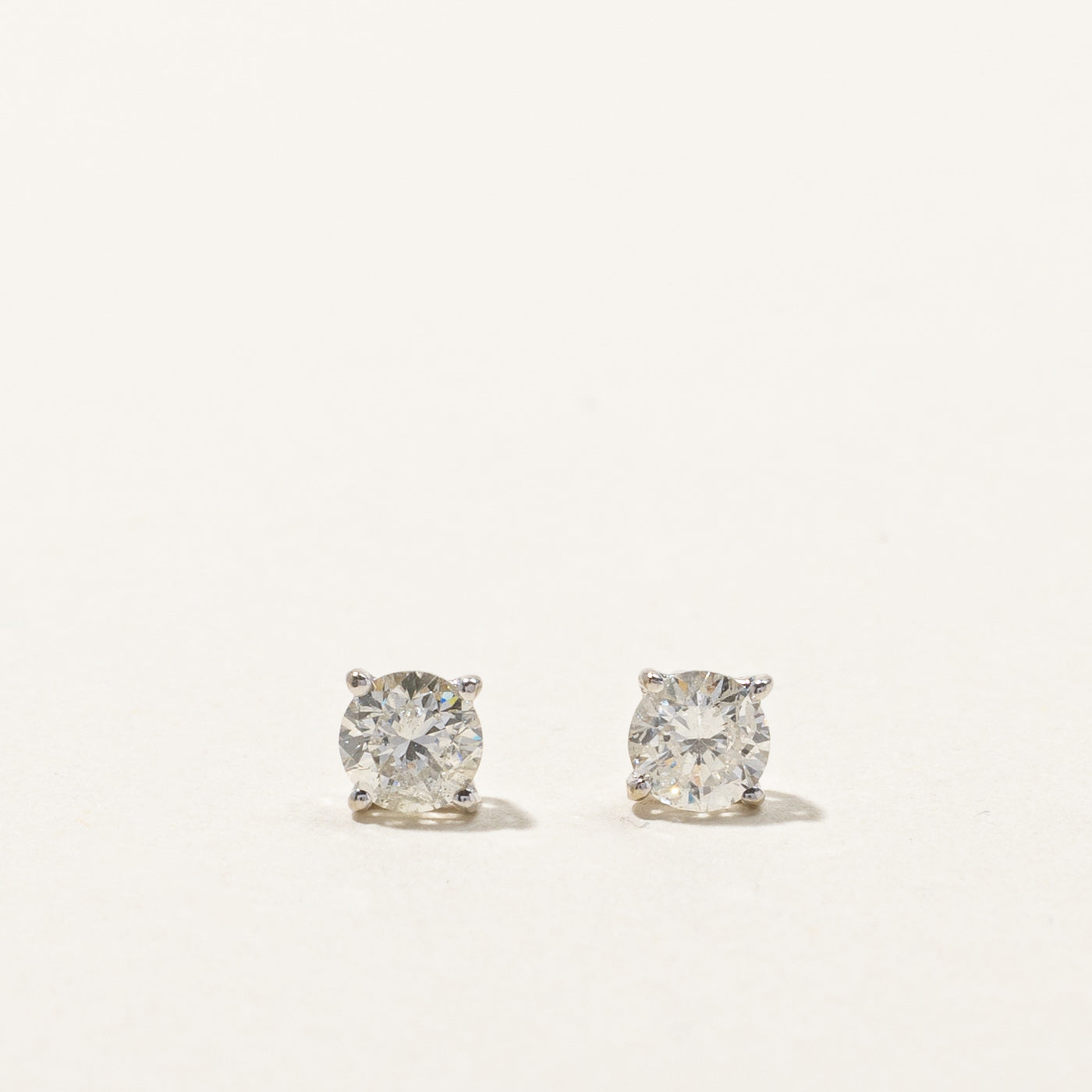White Gold Diamond Studs | 0.44ctw |