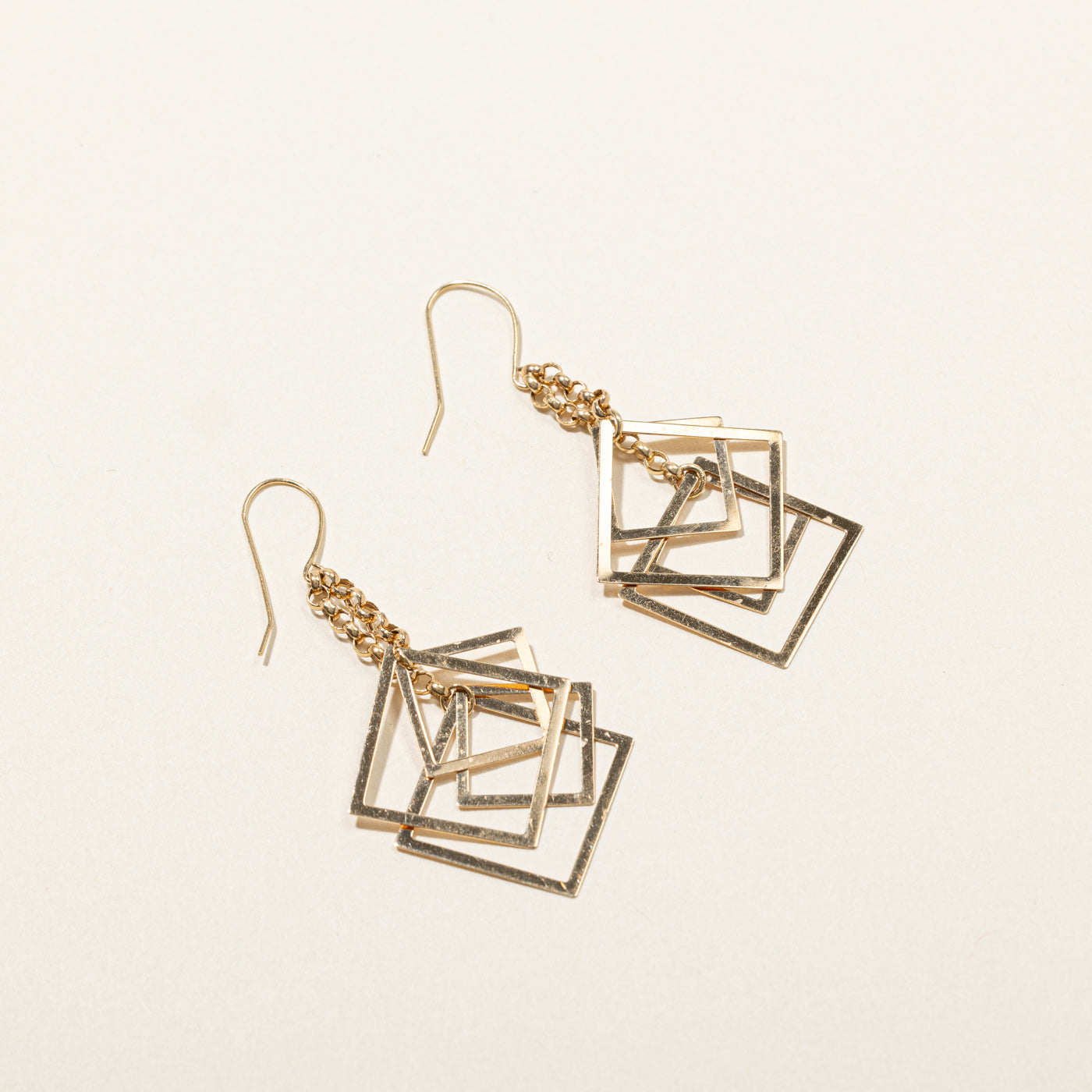 Gold Dangle Earrings