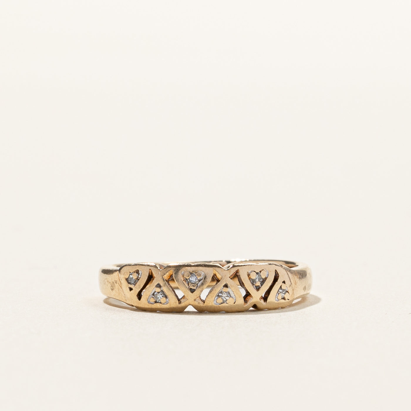 Diamond Textured Band | 0.03ctw | SZ 5.75 |
