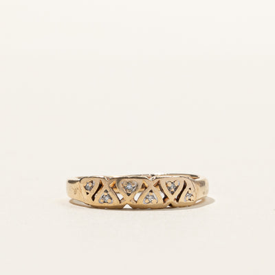 Diamond Textured Band | 0.03ctw | SZ 5.75 |
