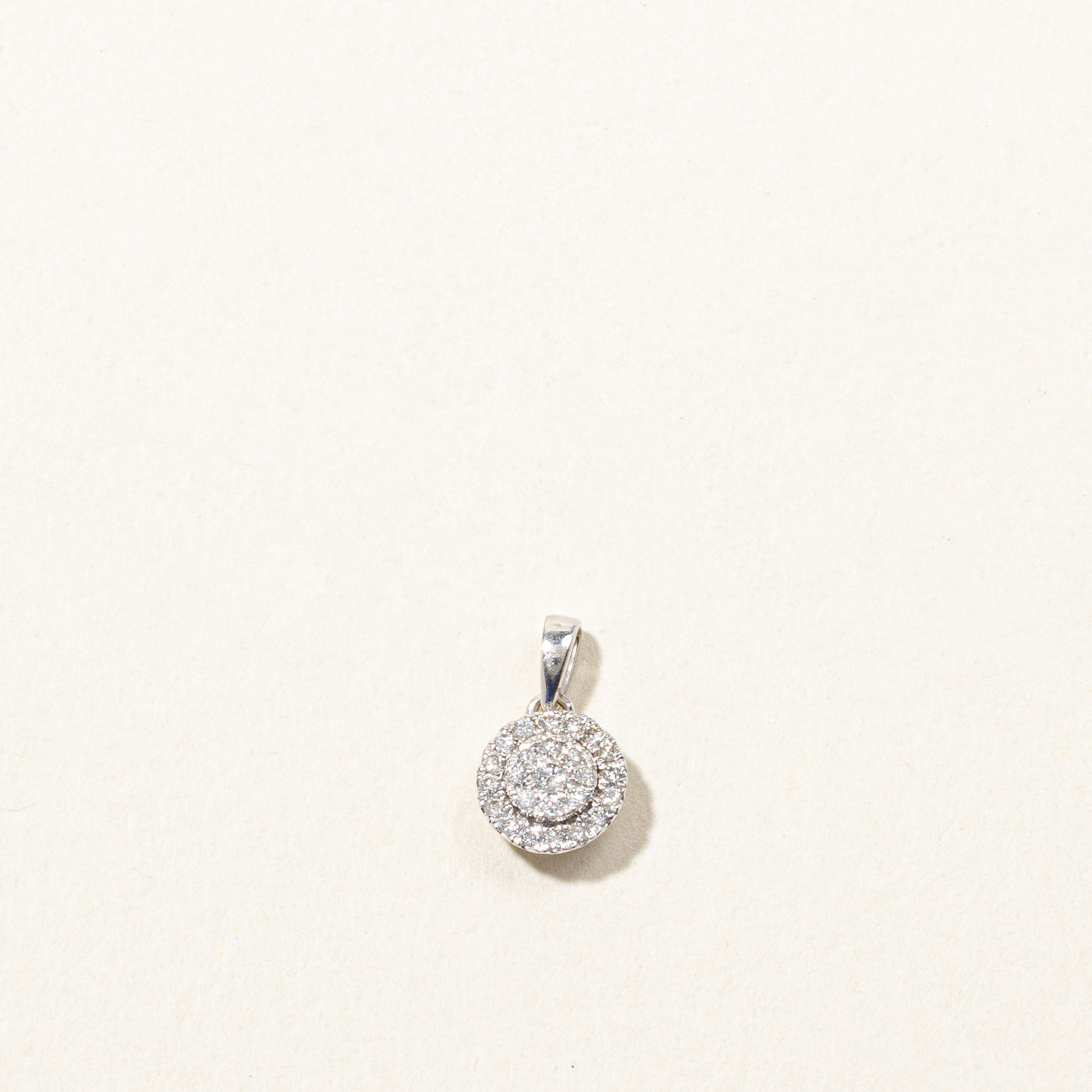 Pendentif en diamants en grappe | 0,25 ct | 