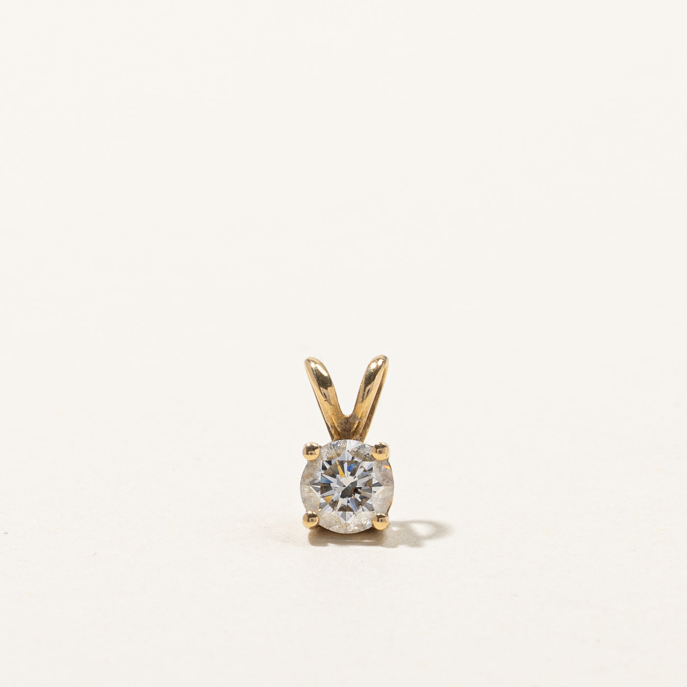 Pendentif Diamant Solitaire | 0,43 ct | 