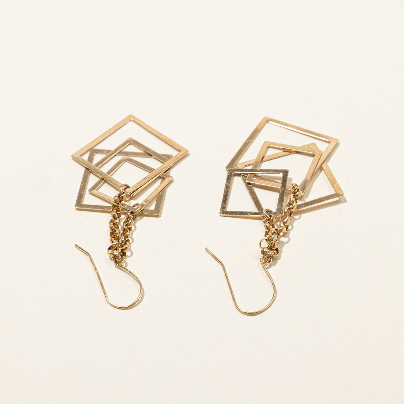 Gold Dangle Earrings