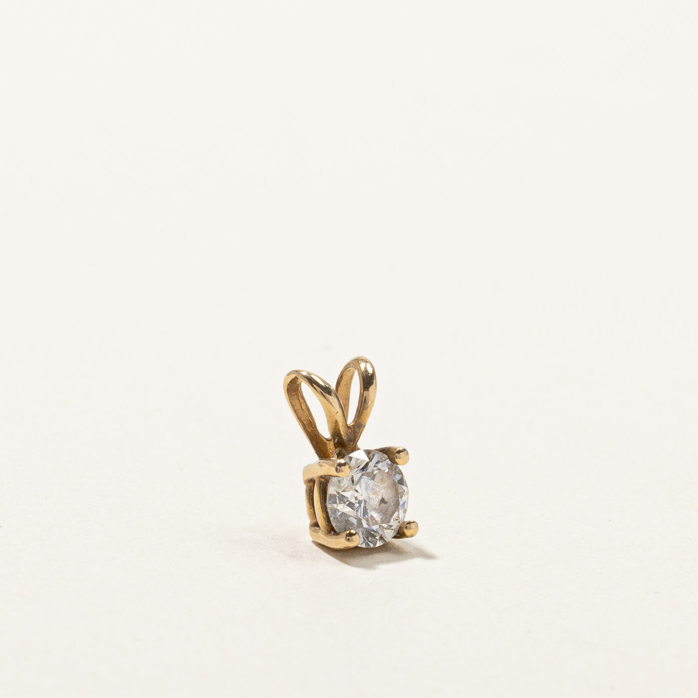 Pendentif Diamant Solitaire | 0,43 ct | 
