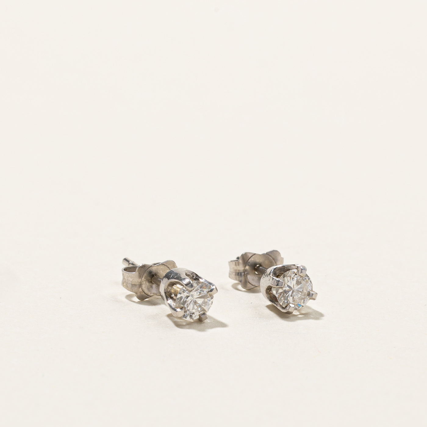 Boucles d'oreilles puces en diamant | 0,44 ct | 
