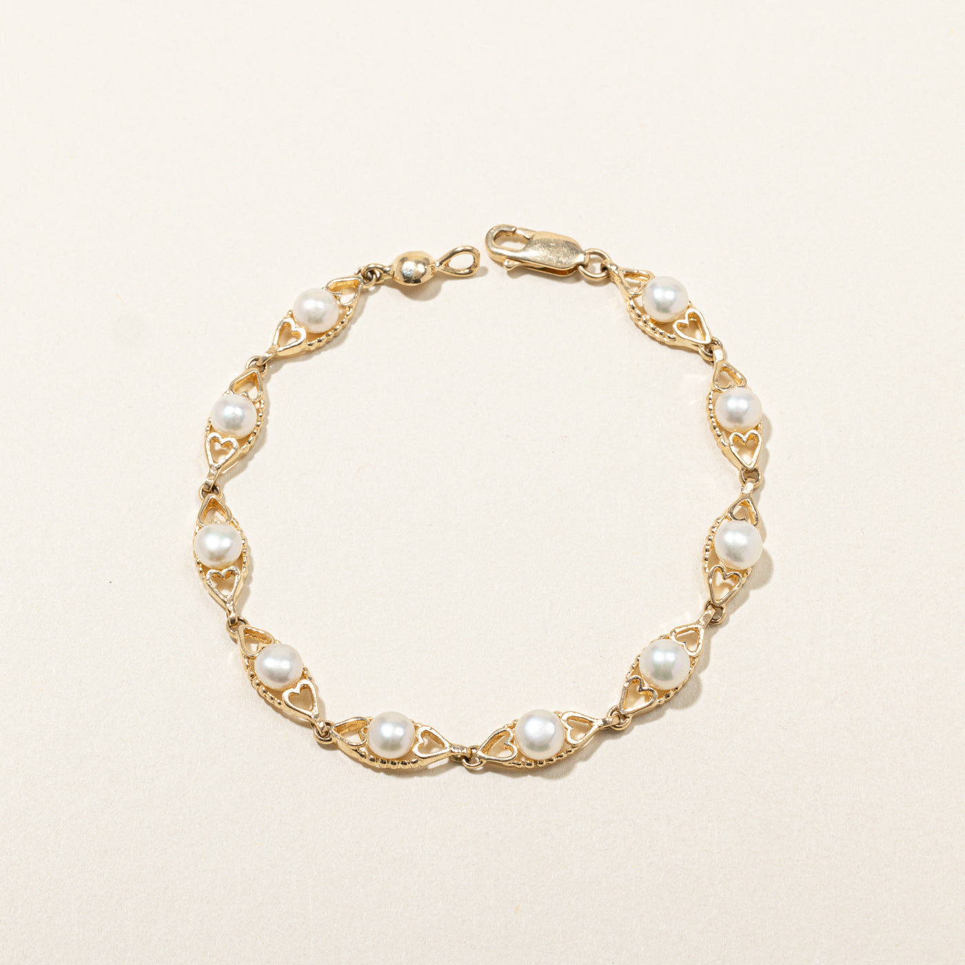 Pearl Chain Bracelet |7" |