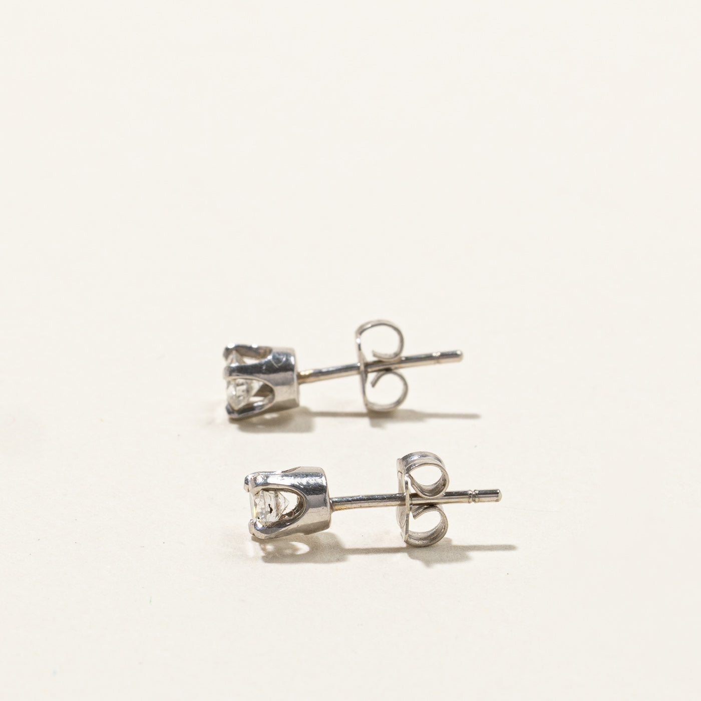 Boucles d'oreilles puces en diamant | 0,44 ct | 