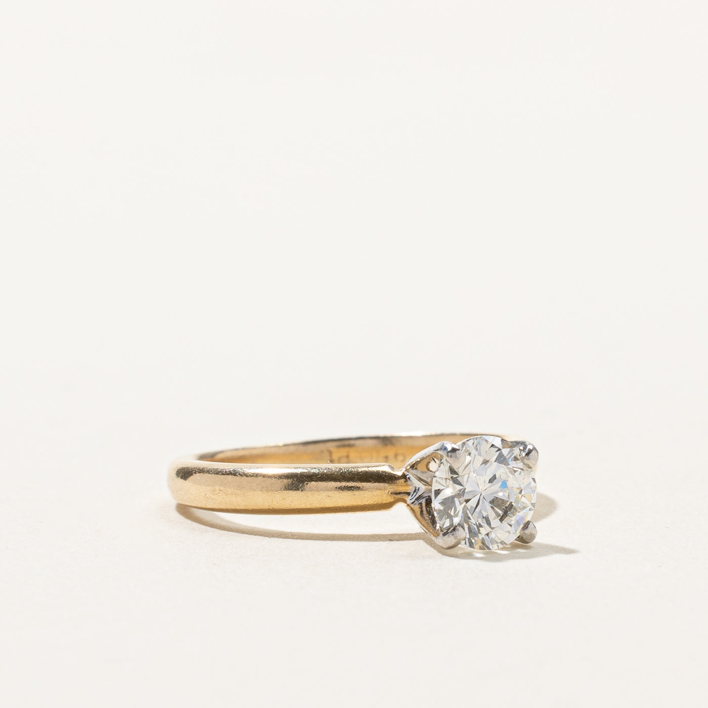 High Set Diamond Engagement Ring | 0.71ct I1 F/G | SZ 4.5 |