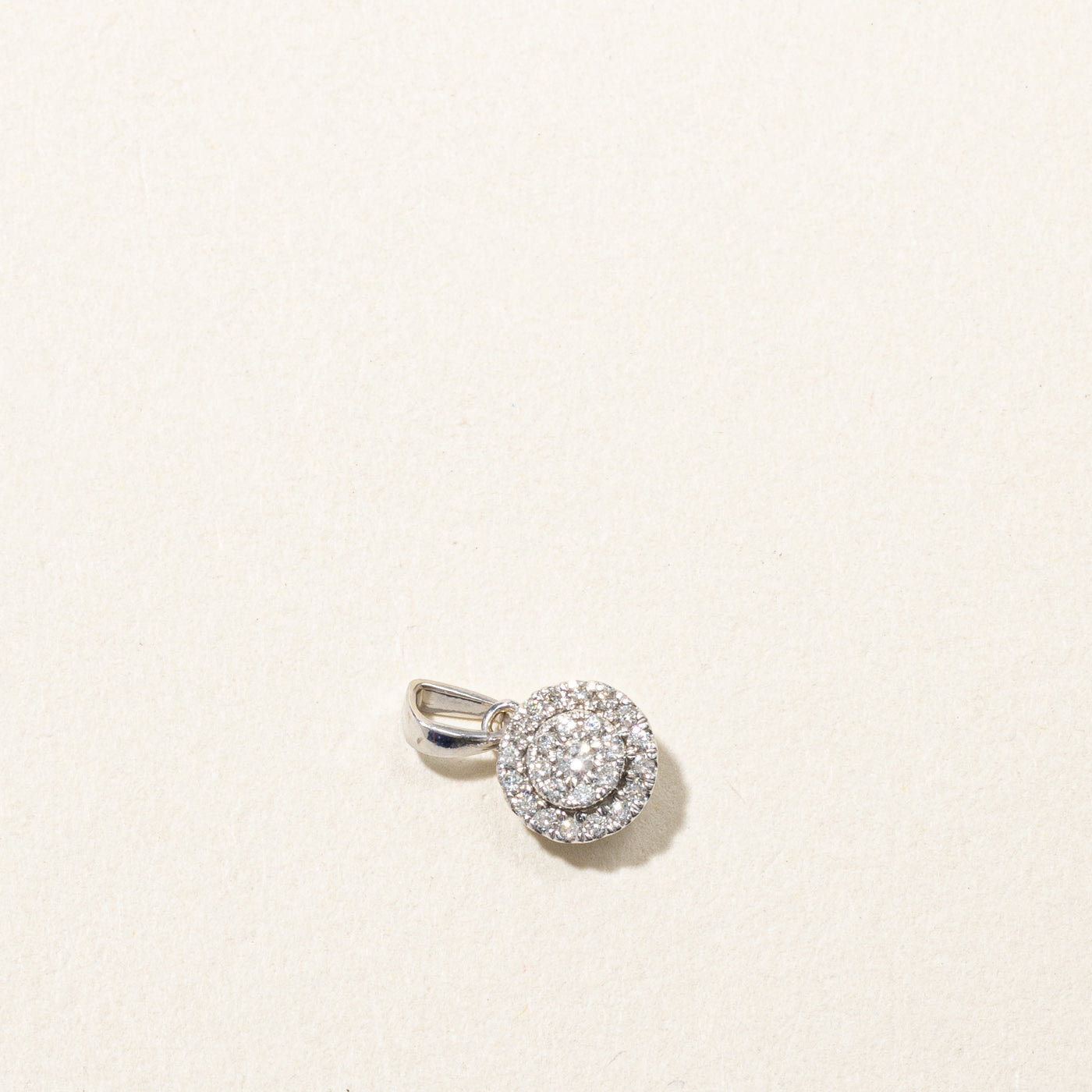 Pendentif en diamants en grappe | 0,25 ct | 