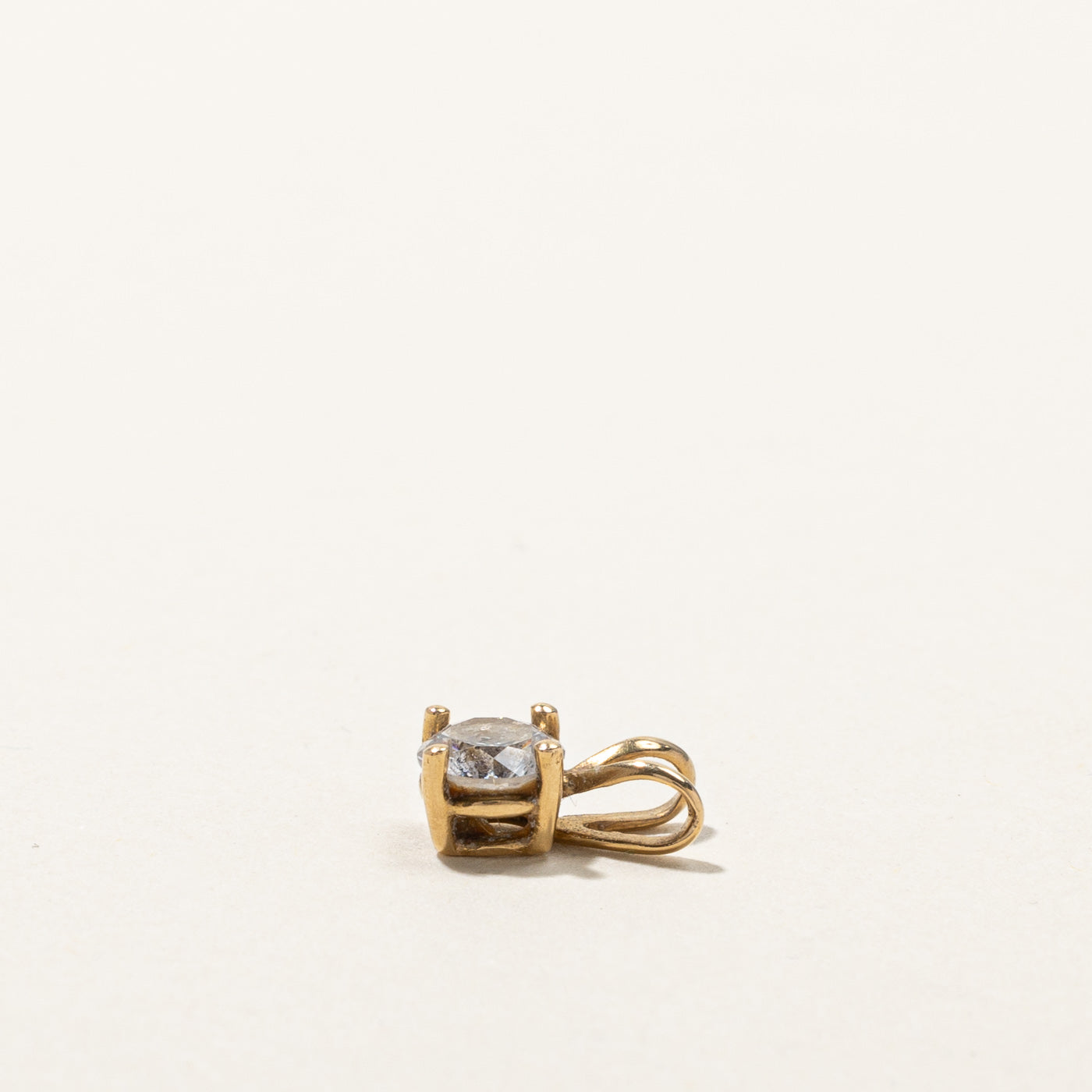 Pendentif Diamant Solitaire | 0,43 ct | 