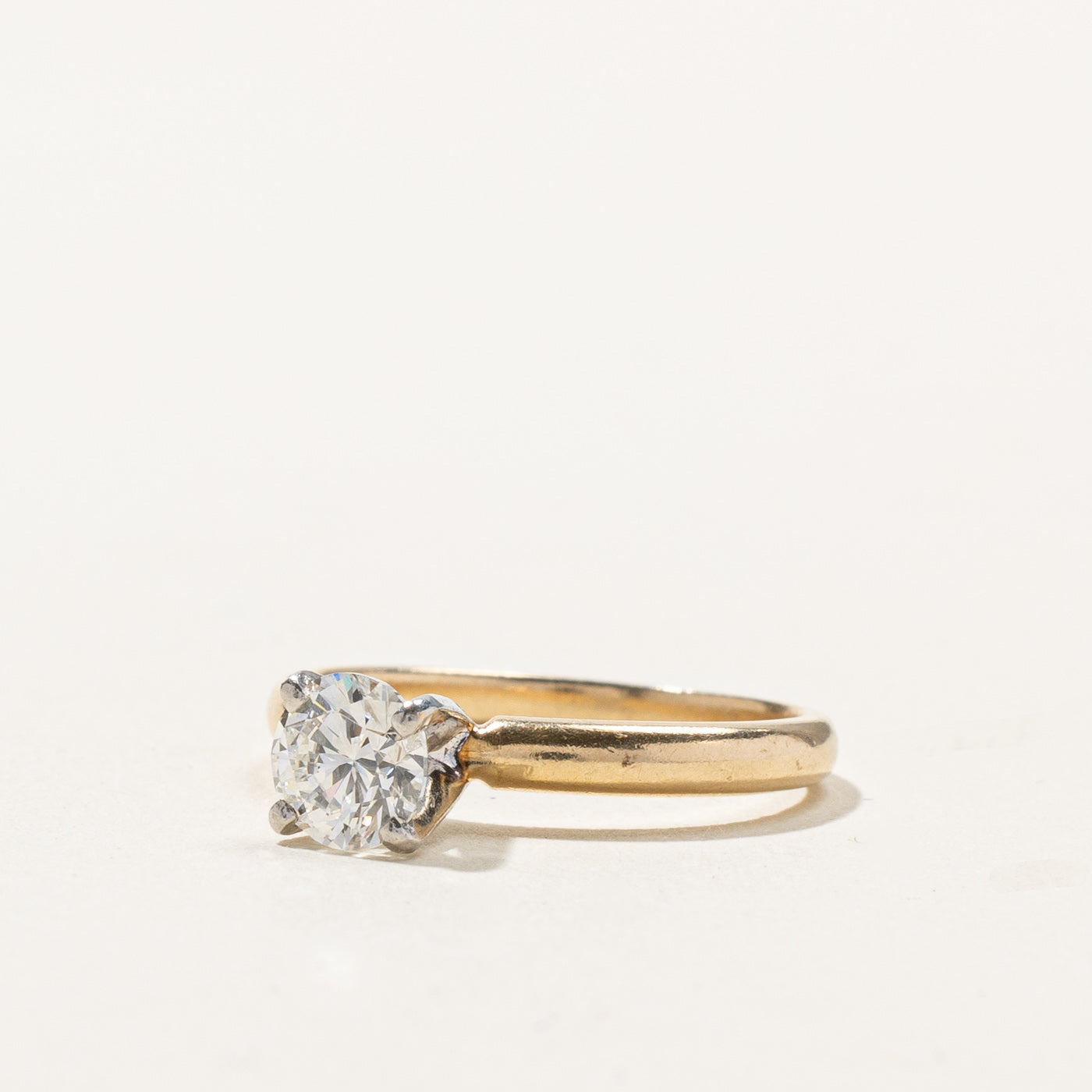 High Set Diamond Engagement Ring | 0.71ct I1 F/G | SZ 4.5 |