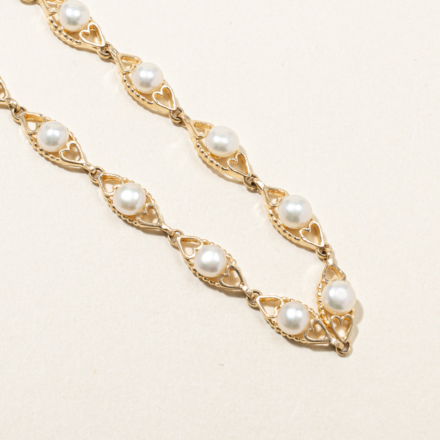 Pearl Chain Bracelet |7" |