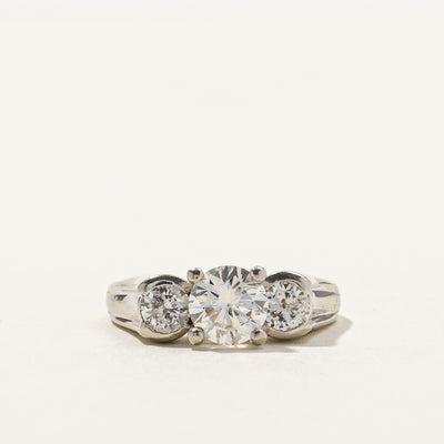 Three Stone Diamond Engagement Ring | 1.46ctw | SZ 6 |